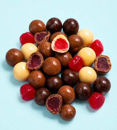Mixed Chocolate Coated Raspberries