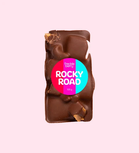 Hazelnut, Raspberry, Marshmallow & Caramel Fudge Rocky Road - Gluten Friendly