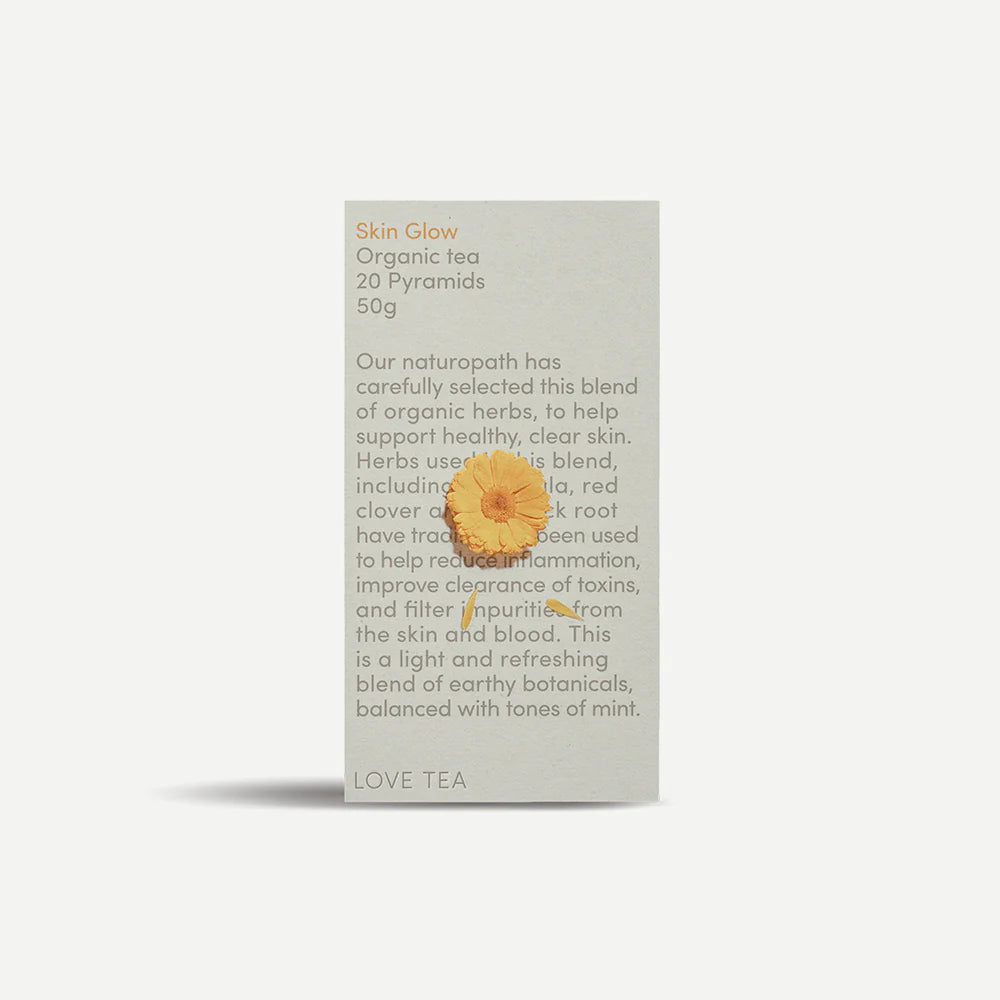 Skin Glow Pyramid Tea Bags - Love Tea