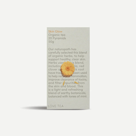 Skin Glow Pyramid Tea Bags - Love Tea